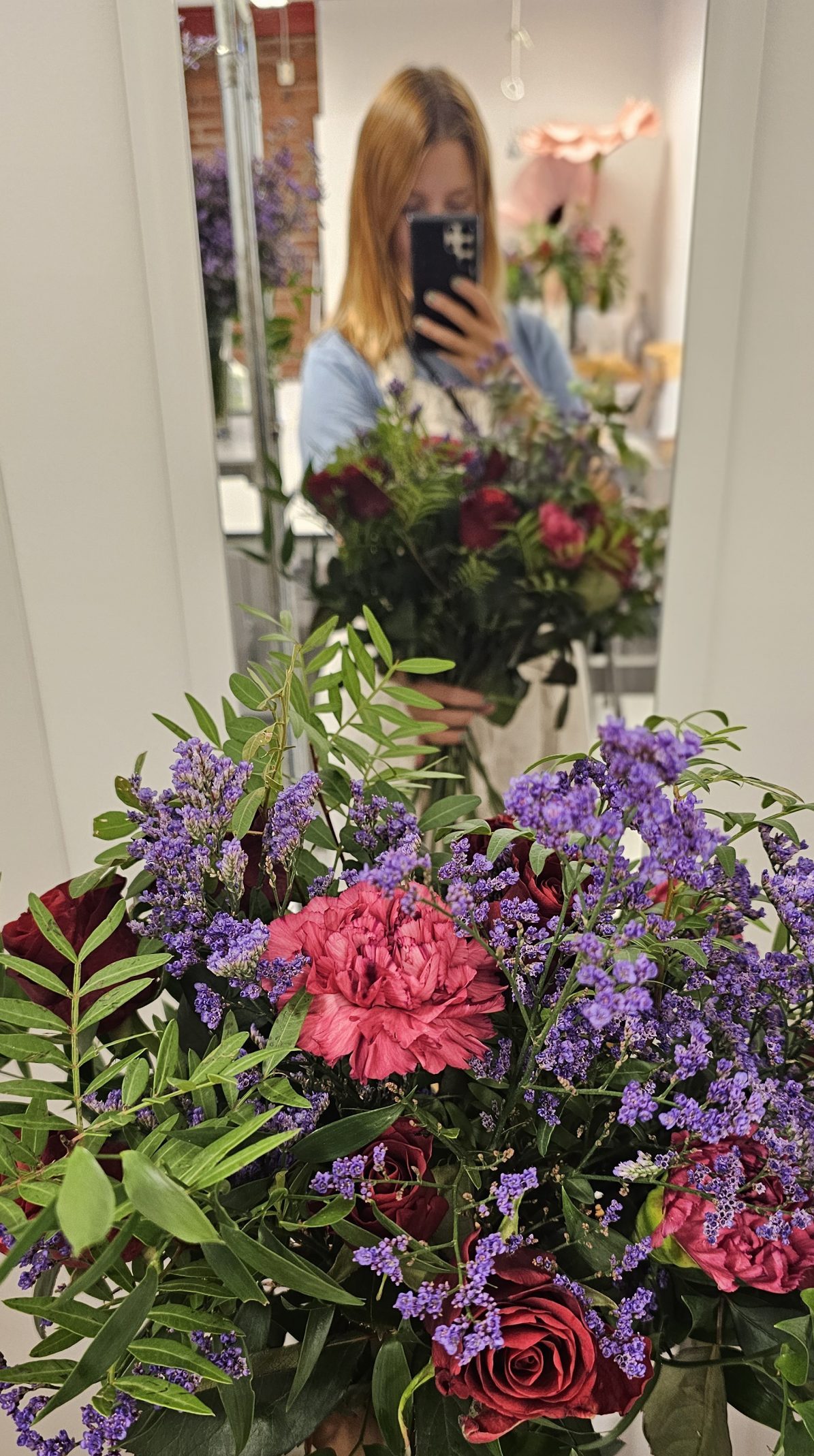 Första veckan på floristutbildningen