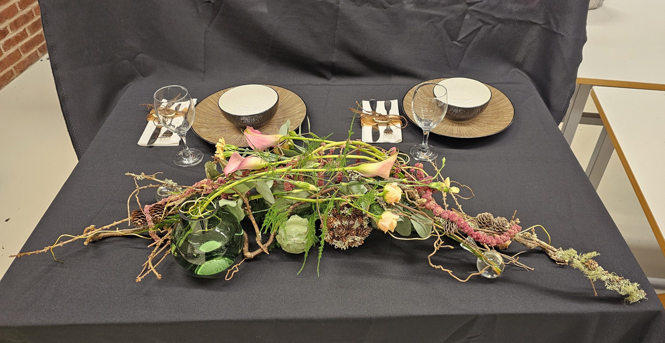 Bordsdekoration med rörelse